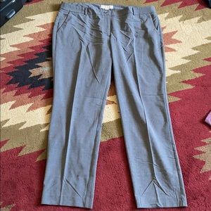 Grey straight pants